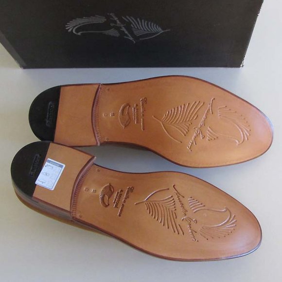 AMEDEO TESTONI Norwegian stitch suede shoes 11G / 12 US - Picture 6 of 10